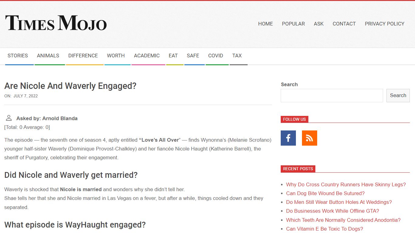Are Nicole and Waverly engaged? - TimesMojo