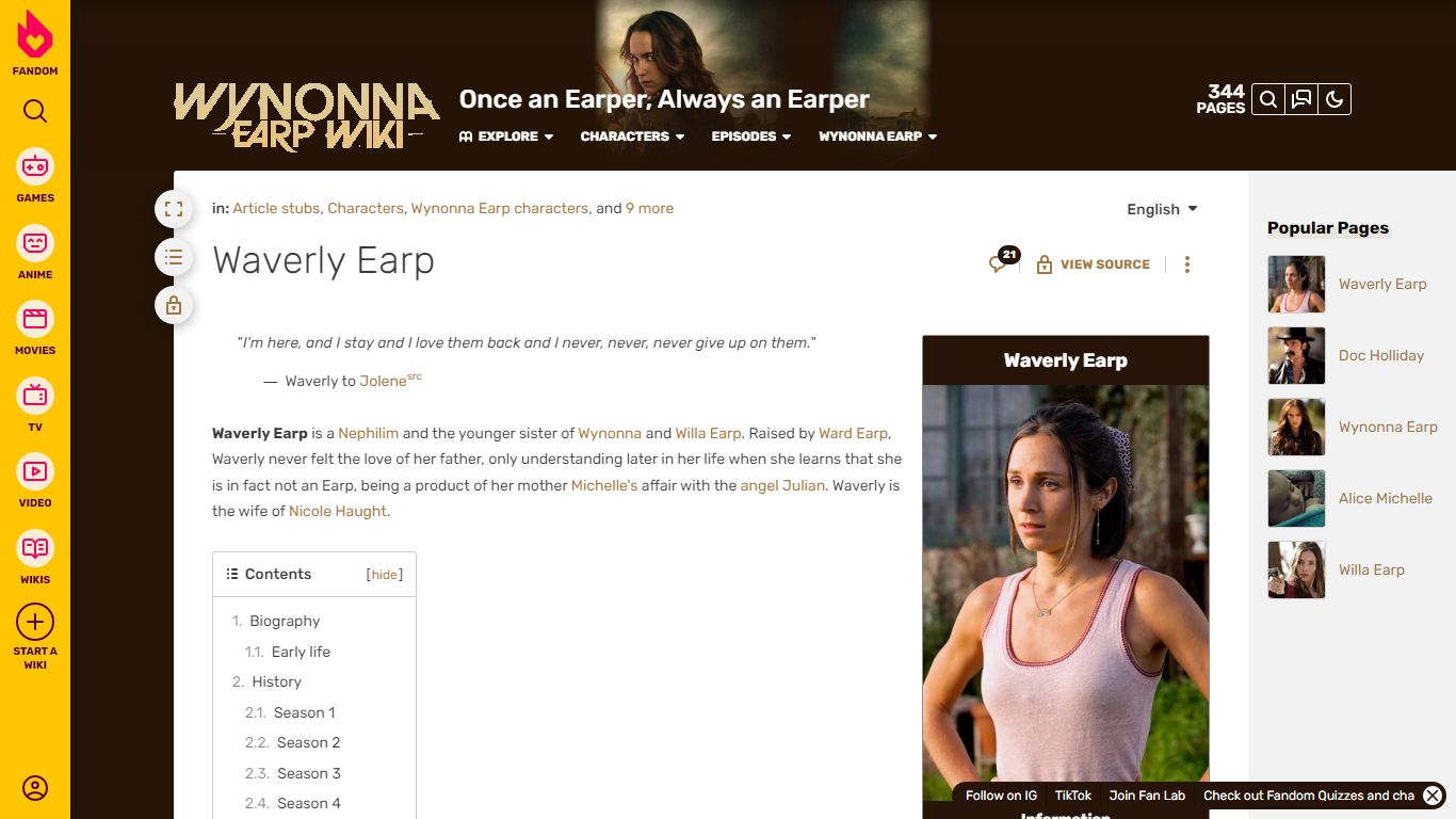 Waverly Earp | Wynonna Earp Wiki | Fandom