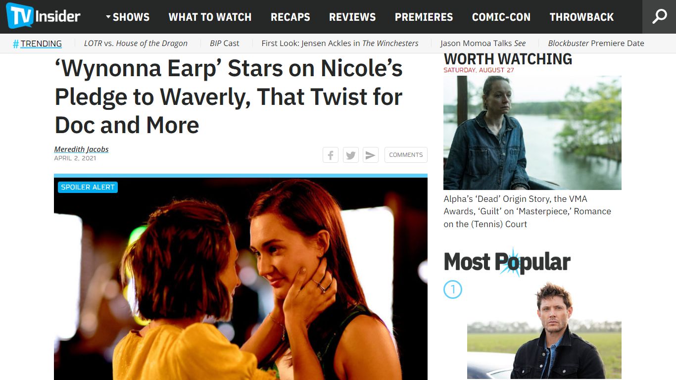 'Wynonna Earp' Stars on Nicole's Pledge to Waverly, That Twist for Doc ...